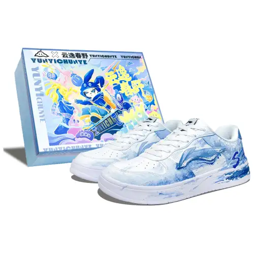 Li Ning Floating Boat Slip Resistant Cushioning Abrasion Resistant Slip Resistant Cushioning Abrasion Resistant Low top