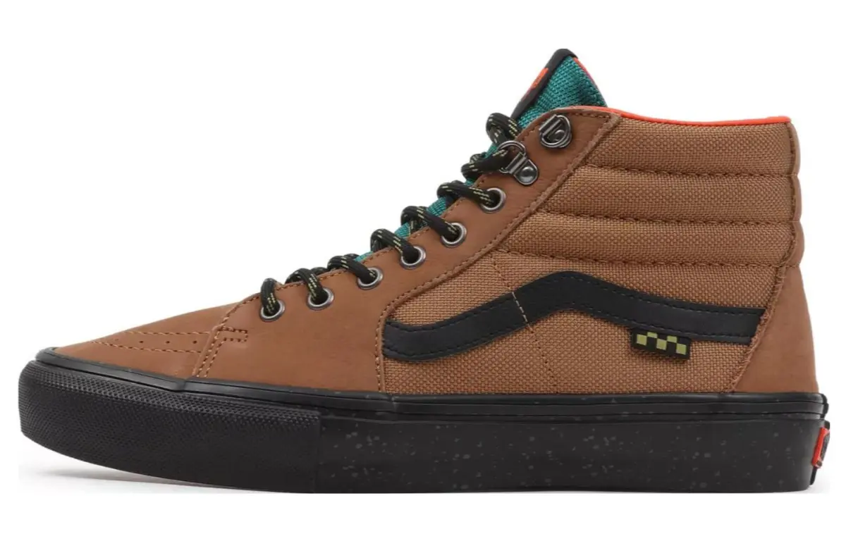Sk8 Skate Vans-Hi 'Outdoor Brown Black'