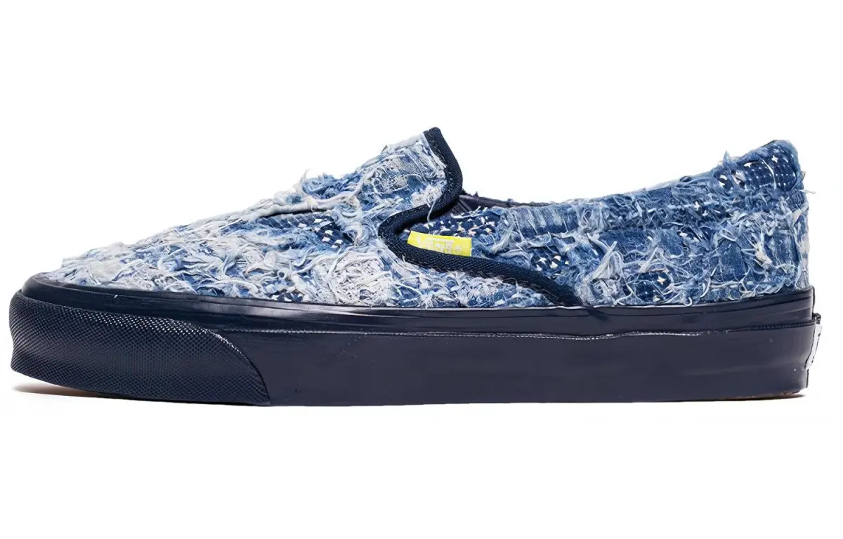 Slip-On Fdmtl x Slip-On Og Classic Vans Lx 'Distressed Indigo'
