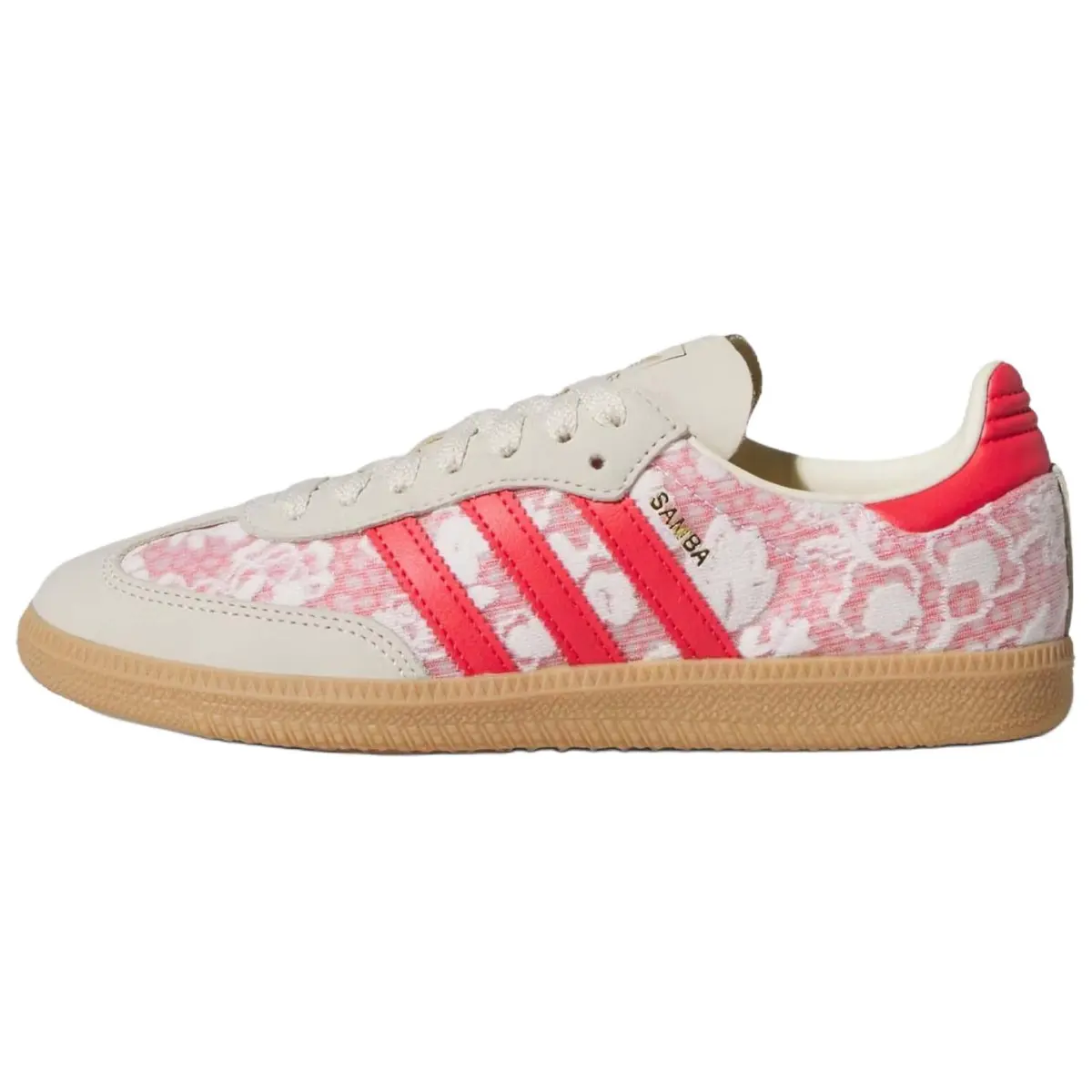 Adidas Originals Samba Fabric Low top Skateboard Shoes Unisex White Pink