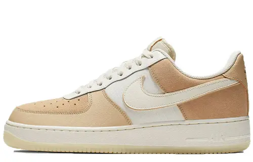 Nike Air Force 1 07 AF1 Desert Ore Air Force One Color Block Casual Non-slip Lightweight Low-top Shoes Men's Khaki