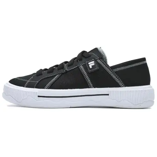 FILA FUSION POP 3 SE Abrasion Resistant Low top Skateboard Shoes Men's Black White