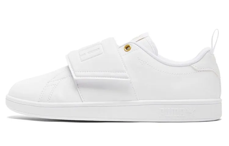 PUMA Smash Casual Lightweight Abrasion Resistant Lightweight Abrasion Resistant Low top Skateboard Shoes Unisex White