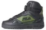CHUYINWEILAI x FILA Teratach 600 High top Skateboard Shoes Unisex Black Green