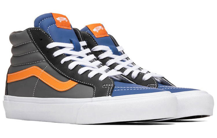 Кеды Vans SK8 Reissue EF VLT LX (синие) — Синий / чёрный — фото 3