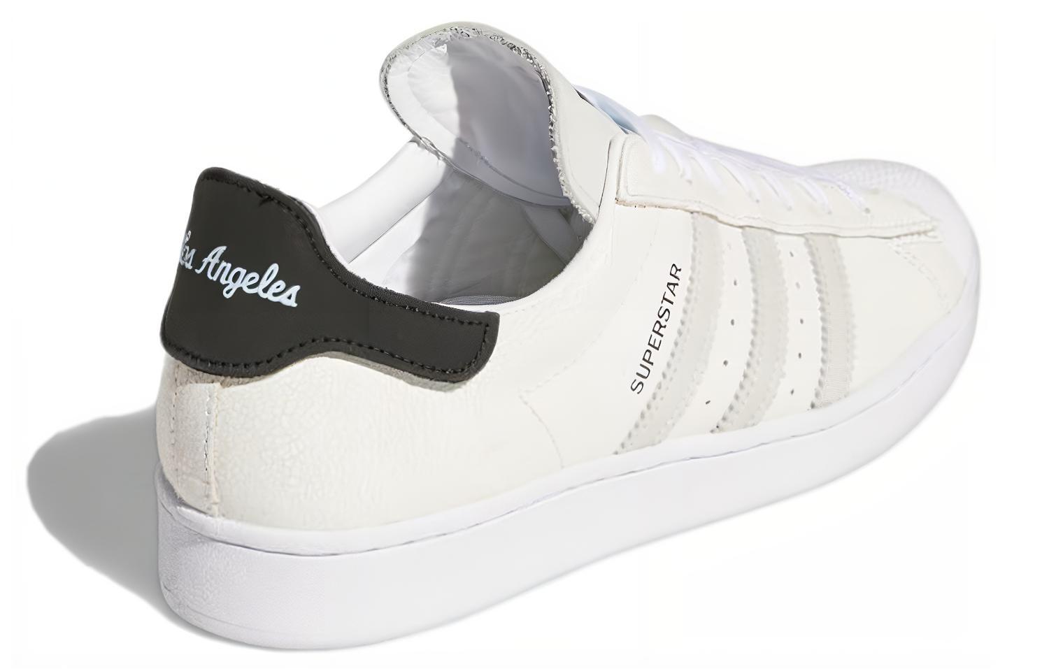 Крупные кеды adidas originals SUPERSTAR (бежевые) — 奶白 — фото 4