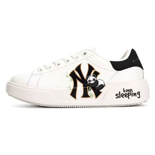 MLB Chunky Classic Skateboard Shoes Unisex Low Top White/Green
