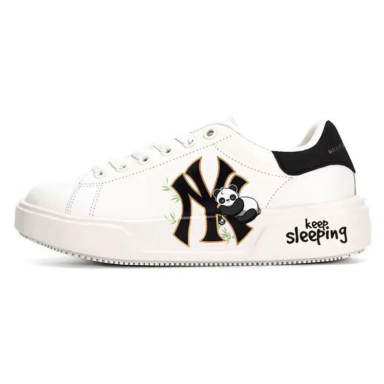 MLB Chunky Classic Skate Shoes Unisex Low-top White/Green