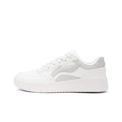 Li Ning Sycee Gray Tone Dream Shadow Slip Resistant, Abrasion Resistant, Height Increasing Low top Skateboard Shoes