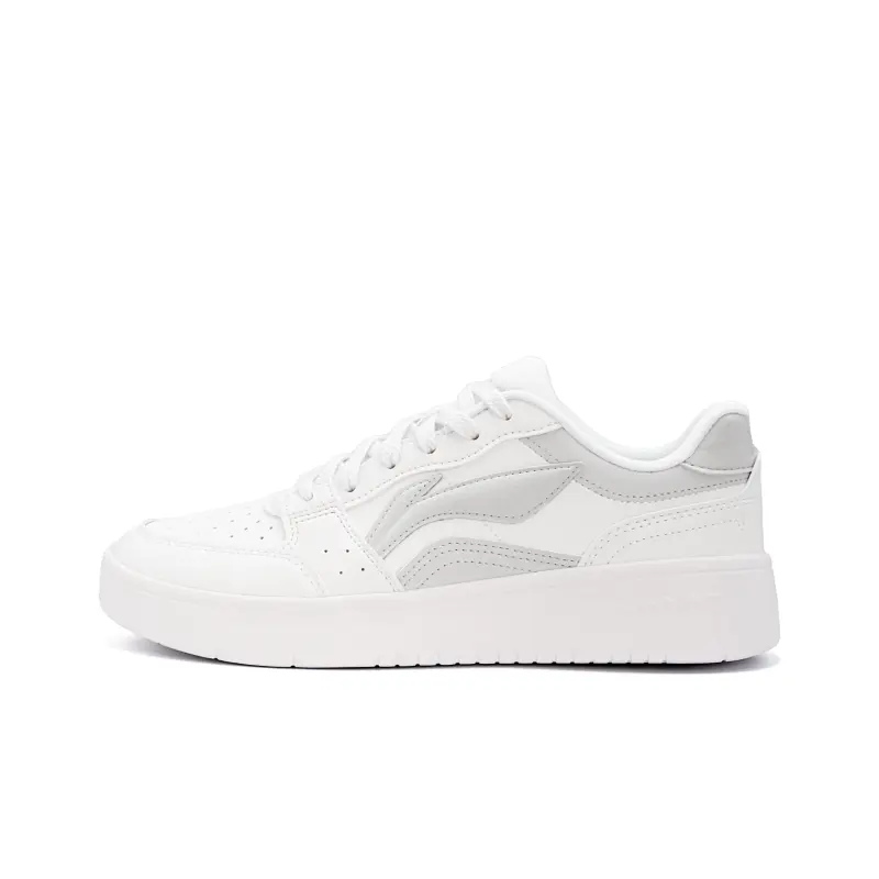 Li Ning Sycee Gray Tone Dream Shadow Slip Resistant, Abrasion Resistant, Height Increasing Low top Skateboard Shoes