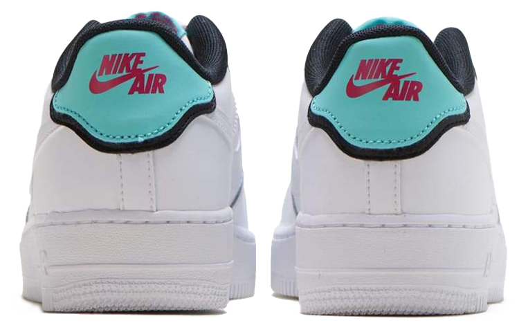 Женские кроссовки Nike Air Force 1 LV8 (белый / черный / синий) — Белый / чёрный / синий — фото 4