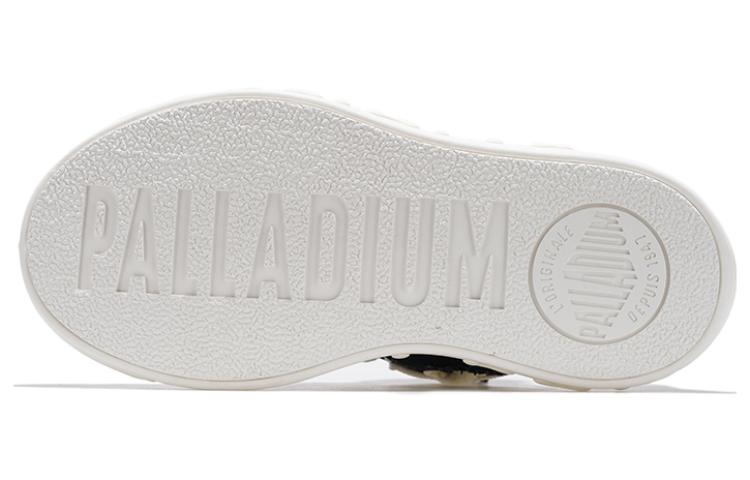 Palladium Button Shoes Abrasion Resistant Breathable Low top Skateboard Shoes Unisex Black
