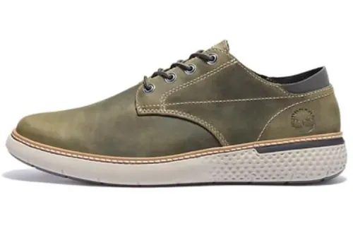 Timberland Cross Mark Skateboard Shoes Men's Low Top Green
