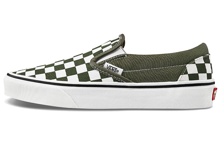 Slip-On Classic Vans 'Checkerboard - Grape Leaf'