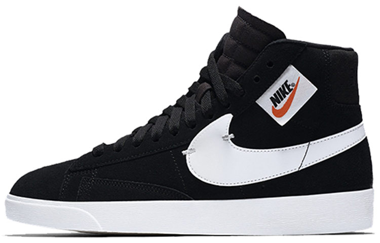 Женские кеды Nike Nike Blazer Mid Rebel Black OG (черно-белые)