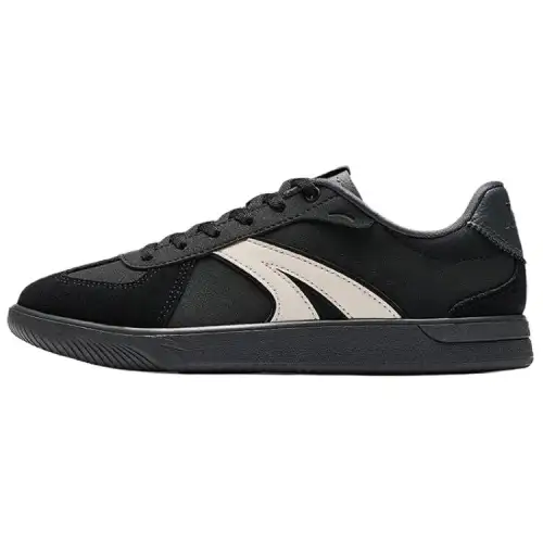 Anta TT Cushioning, Wear Resistant Low top Skateboard Shoes Women's Black Gray