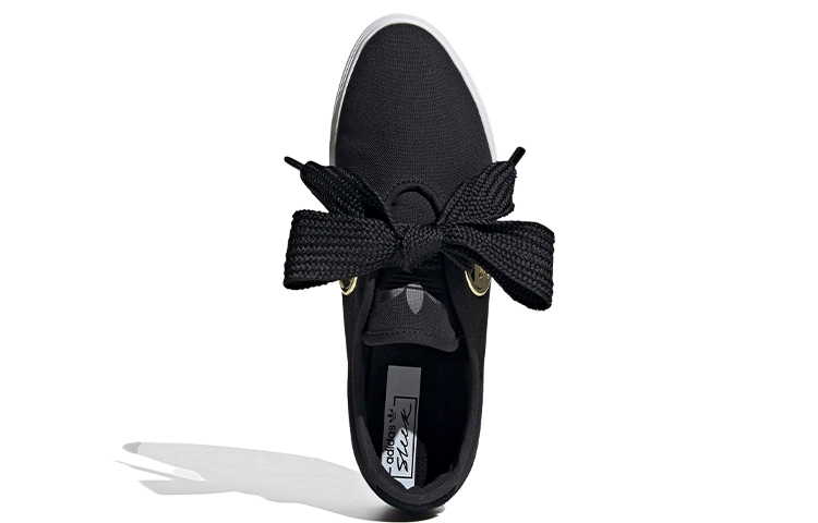 Женские кеды adidas originals Sleek Lo (черные) — фото 5