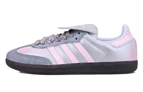 Adidas Originals Samba Low top Skateboard Shoes Unisex Gray Pink