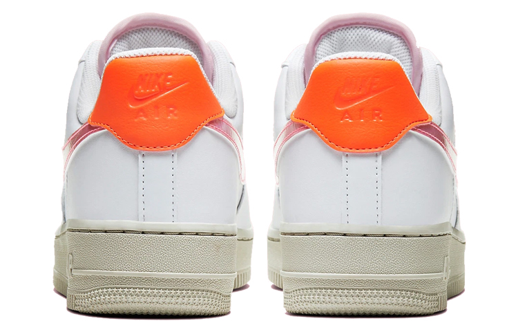 Женские кеды Nike Air Force 1 (кораллово-розовые) — Розовыйбелый — фото 4