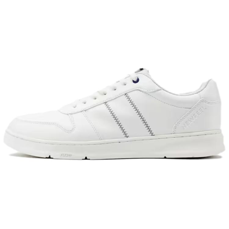 DECATHLON ActiveWalk Protect City Commuting Cushioning, Wear Resistant Low top Skateboard Shoes Men's White