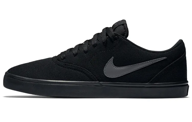 Nike Sb Check Solarsoft Canvas Triple Black