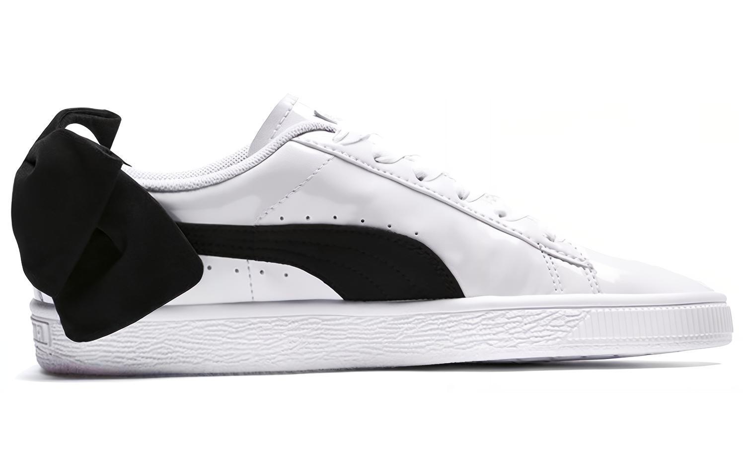 Женские кеды PUMA Basket Bow (черно-белый) — Чёрный / белый — фото 2