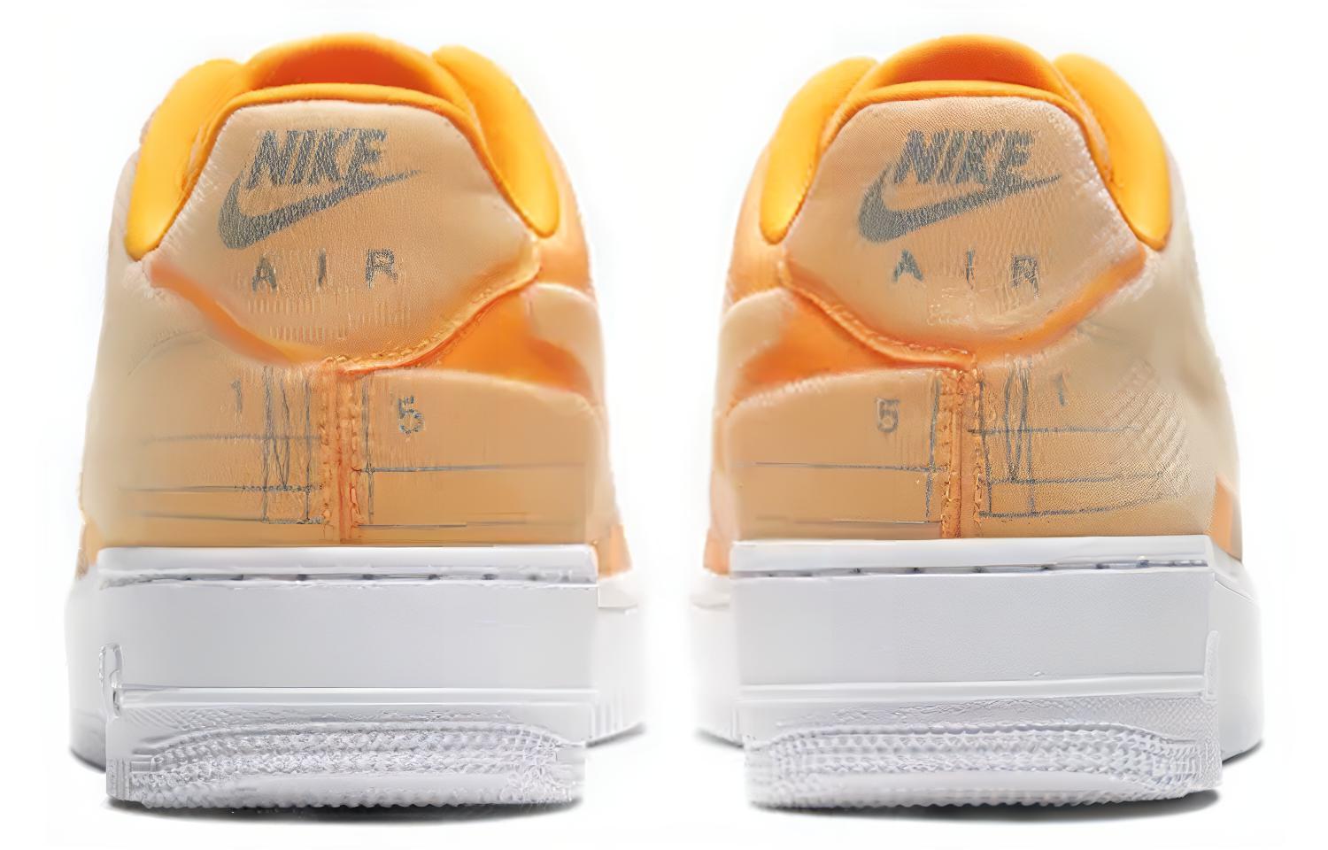 Женские кеды Nike Air Force 1 07 LX Laser Orange (оранжевые) — фото 5