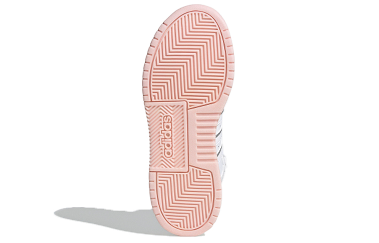 Женские кеды adidas Entrap Mid (бело-розовые) — фото 5