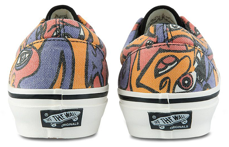 Кеды Vans Era Lx (оранжево-фиолетовые) — фото 5