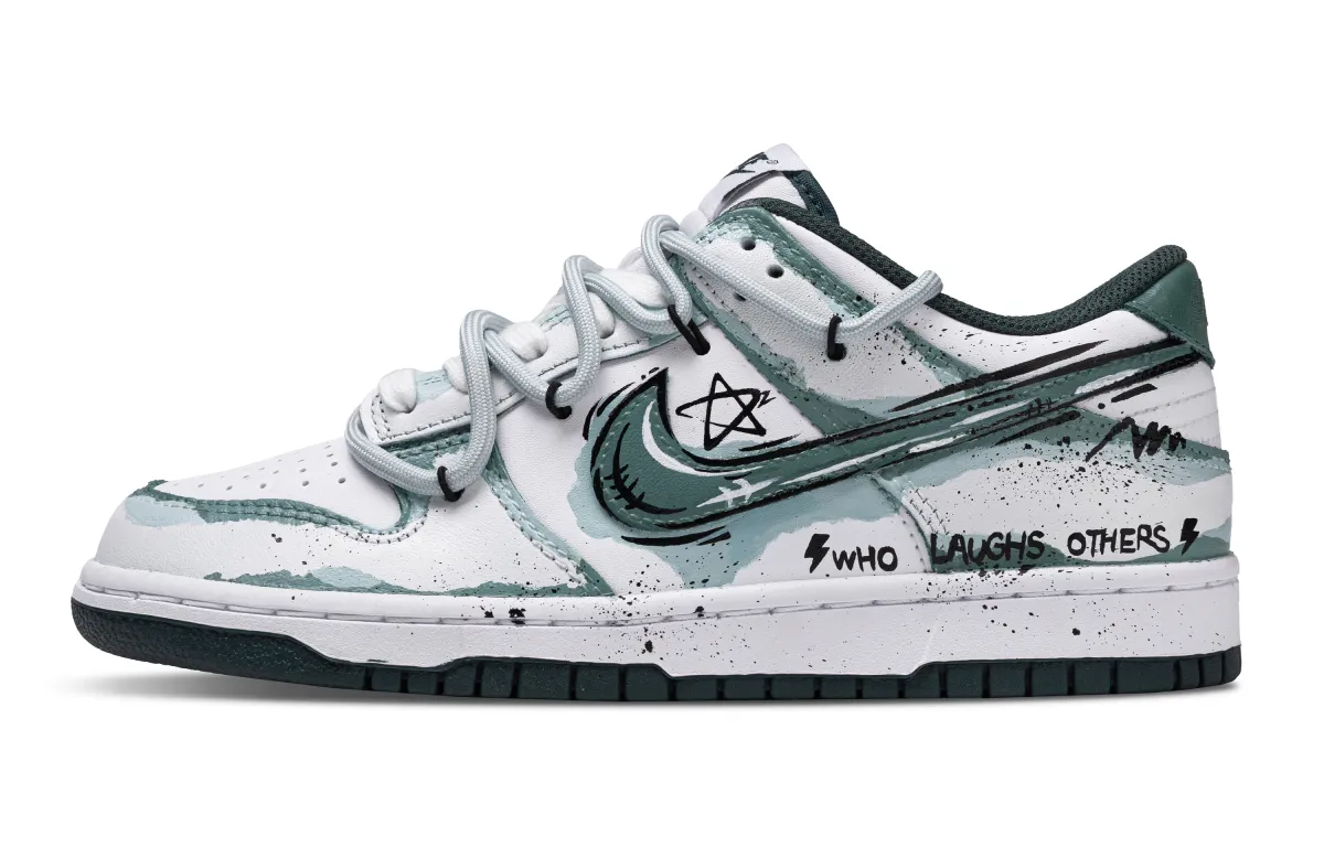 Nike Dunk Starry Sea Entry Slip Resistant Balance Lightweight Low top Skateboard Shoes Unisex Green