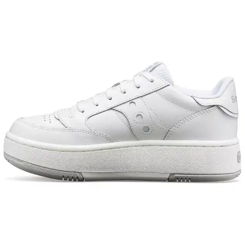 Saucony Jazz Court Platform Slip Resistant Height Increasing Low top Skateboard Shoes Women's White