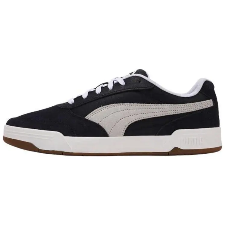 PUMA C Skate Breathable Cushioning Abrasion Resistant Low top Skateboard Shoes Men's Blue White
