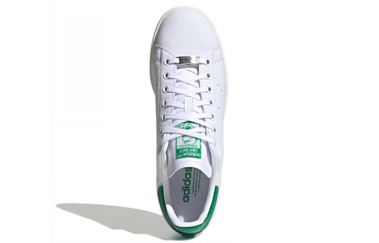 Кеды adidas originals Stan Smith (бело-зеленые) — Белый / зелёный — фото 5