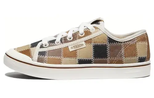Keen Elsa Lite HARVEST SNEAKER LEA Comfortable Round Toe Thermal Slip Resistant Low top Skateboard Shoes Women's Brown