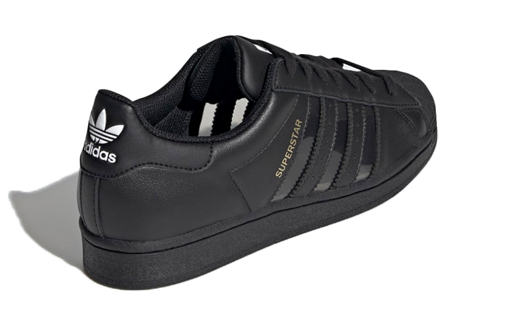 Кеды adidas originals Superstar (черно-серебряные) — фото 4