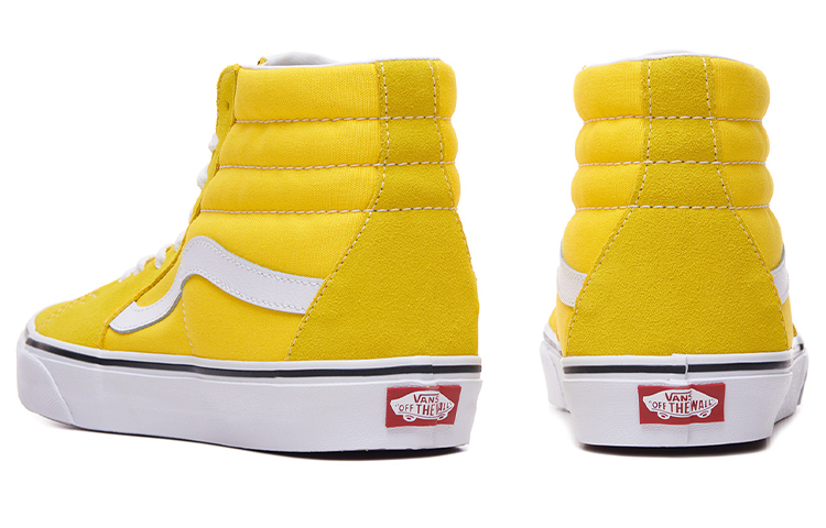 Кеды Vans SK8 (желто-белые) — фото 4