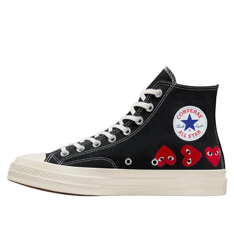 Chuck 70 Comme des Garçons Play x Chuck 70 Converse High 'Multi Heart - Black'