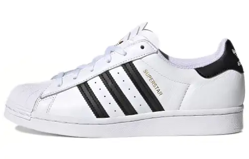 Adidas Superstar 'White Black Stripe' Women's