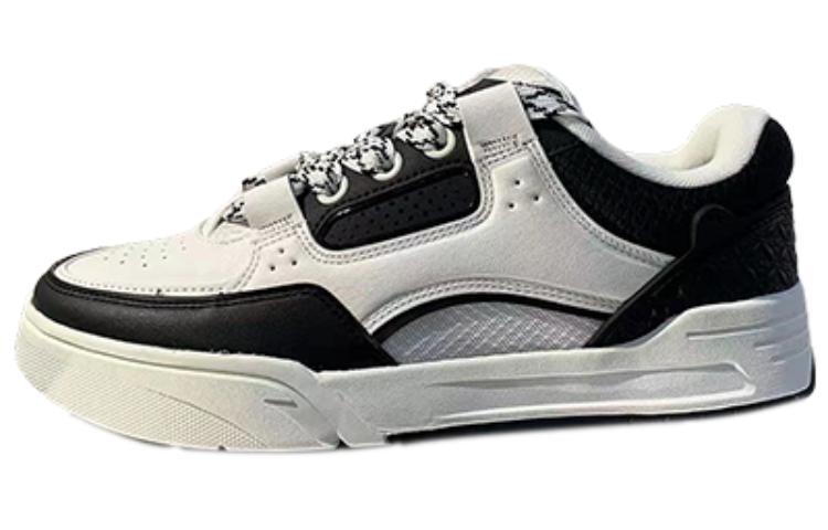 Anta AOJIE Comfortable Slip Resistant Cushioning Low top Skateboard Shoes Men's Black
