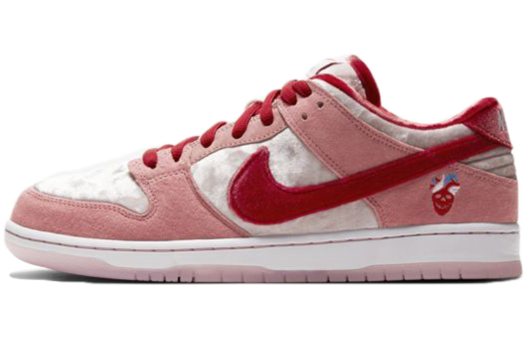 Кроссовки Nike Dunk SB Pro QS (розово-белые) — Розовый — фото 1