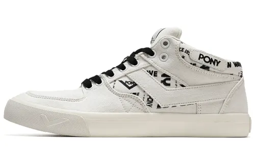 Pony Atop Breathable Low top Skateboard Shoes Women's White