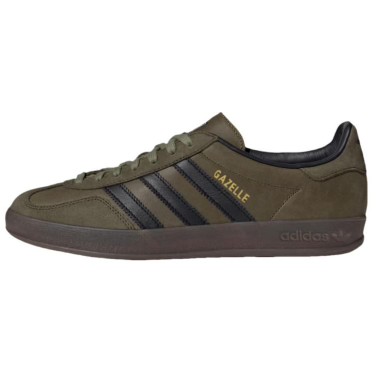 Кеды adidas originals GAZELLE INDOOR (зеленые)