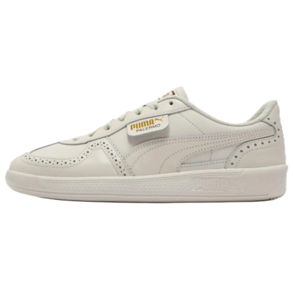 PUMA Palermo Abrasion Resistant Low top German Army Trainers Women's Beige