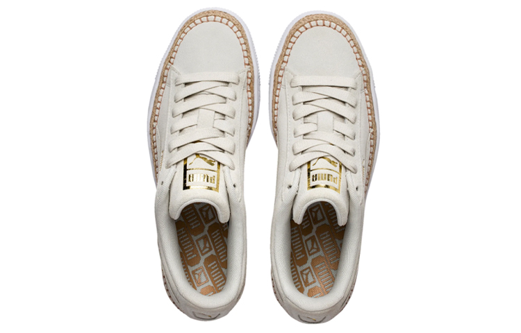 Женские кеды PUMA Suede rdrille (серые) — Серый — фото 3