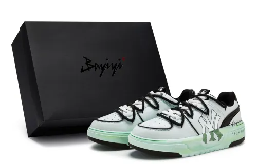 MLB Chunky Liner 811 Manufacturing, Chunchen Heartbeat Yellow, Special Shoe Box Low top Skateboard Shoes Unisex