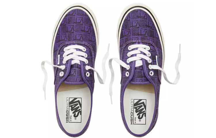 Кеды Vans Authentic Anaheim Factory 44 PU (черно-фиолетовые) — фото 4