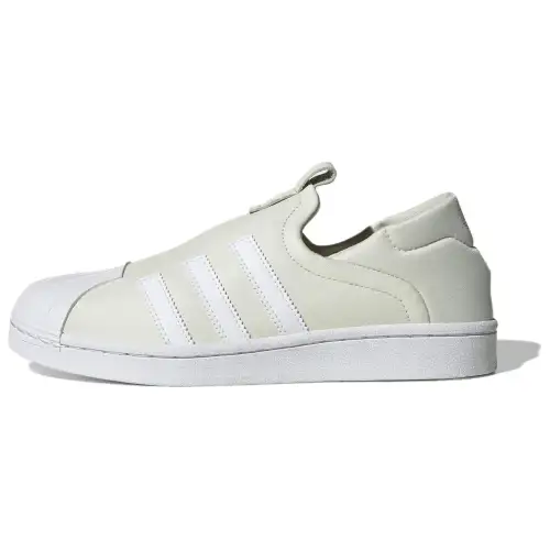 Adidas Originals SUPERSTAR Comfortable And Lightweight Low top Skateboard Shoes Women's Green White