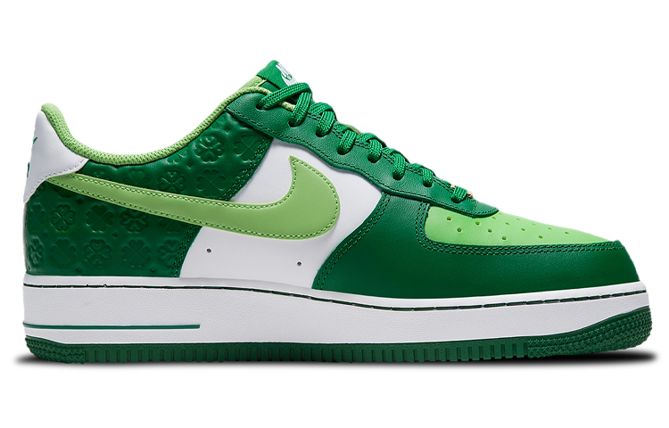 Кроссовки Nike Air Force 1 St. Patrick's Day (бело-зеленые) — фото 2