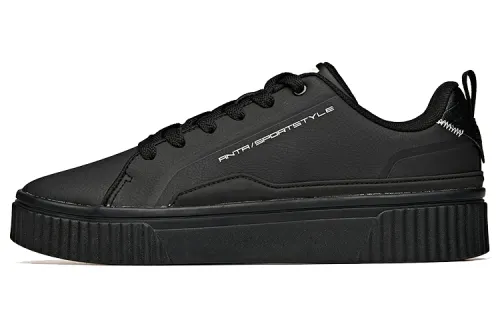Anta Life Collection Low top Skateboard Shoes Men's Black White