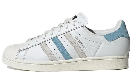 Adidas Superstar Cream White Preloved Blue